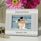 Personalized Striped Mini Frame Wedding Favor